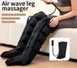 360 Air Pressure Leg Massager Boots with Remote Black - Image 5