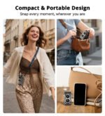 Mini Retro Digital Camera Black - Image 4