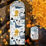Dinosaur Camping Sleeping Bag Lightweight Warm Quilt - Image 4