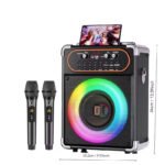Wireless Karaoke Machine with Dual Microphones - Image 2