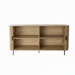 Florence 2 Door Buffet Sideboard Oak - Image 5