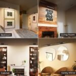 Wireless Picture Lights for Wall, Battery Operated Wall Light for Painting Rechargeable CCT Rotatable Art Gallery Light with Remote Dimmable Timer for Artwork Frame Display Dartboard (Black, 24inch) - Image 8