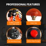 UNIMAC 24L 2.0HP Air Compressor, Direct Drive, 2 Couplers for Airtools Tyre Inflation, Portable, Electric - Image 5