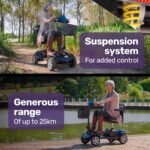 EQUIPMED Mobility Scooter Electric Motorised 4 Wheel Power Portable Folding - Image 8