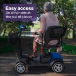 EQUIPMED Mobility Scooter Electric Motorised 4 Wheel Power Portable Folding - Image 9