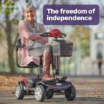 EQUIPMED Mobility Scooter Electric Motorised Power Portable 4 Wheel Folding - Image 3