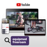 EQUIPMED Mobility Scooter Electric Motorised Power Portable 4 Wheel Folding - Image 4