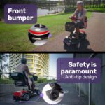 EQUIPMED Mobility Scooter Electric Motorised Power Portable 4 Wheel Folding - Image 13