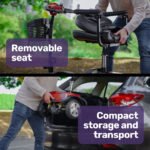 EQUIPMED Mobility Scooter Electric Motorised Power Portable 4 Wheel Folding - Image 15