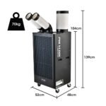 POLYCOOL 4.5kW Portable Industrial Spot Cooler, with Twin Cooling Ducts, 15A Plug - Image 2