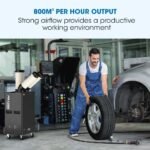 POLYCOOL 4.5kW Portable Industrial Spot Cooler, with Twin Cooling Ducts, 15A Plug - Image 4