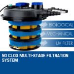 PROTEGE Aquarium External Canister Filter Aqua Fish Tank Pond Water UV Light 10000 L/H - Image 5