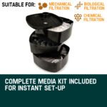 PROTEGE Aquarium External Canister Fish Tank Pump Pond Pressure Filter Garden 1250 L/H - Image 8