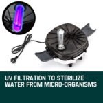 PROTEGE Aquarium External Canister Filter Aqua Fish Tank Pond Pump UV Light 1850 L/H - Image 2