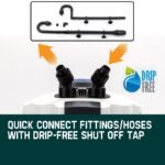 PROTEGE Aquarium External Canister Filter Aqua Fish Tank Pond Pump UV Light 1850 L/H - Image 8