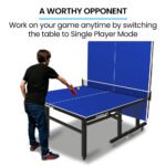 Proflex Table Tennis Table, with 4 Player Ping Pong Paddle and Pingpong Ball Pack - Image 5