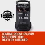 ROSSI 280 Amp Car Battery Charger, 12v/24v Jump Starter, for ATV Boat Truck Tractor, 15A Plug - Image 2