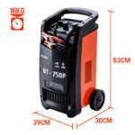 ROSSI 750 Amp Car Battery Charger, 12v/24v Jump Starter, for ATV Boat Truck Tractor, 15A Plug - Image 6