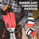 Baumr-AG 2300W Pro-Grade Electric Demolition Jackhammer, with 3 Bonus Chisels, Carry Case - Image 7