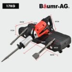 Baumr-AG 2400W Pro-Grade Electric Demolition Jackhammer, with 3 Bonus Chisels, Carry Case - Image 14