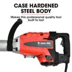 Baumr-AG 2400W Pro-Grade Electric Demolition Jackhammer, with 3 Bonus Chisels, Carry Case - Image 7