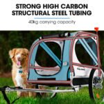 TAG-ALONG Pet & Cargo Bike Trailer, Bicycle Pet & Cargo Trailer, Cargo Carrier, Blue - Image 3