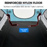 TAG-ALONG Pet & Cargo Bike Trailer, Bicycle Pet & Cargo Trailer, Cargo Carrier, Blue - Image 4