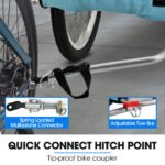 TAG-ALONG Pet & Cargo Bike Trailer, Bicycle Pet & Cargo Trailer, Cargo Carrier, Blue - Image 6