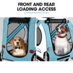 TAG-ALONG Pet & Cargo Bike Trailer, Bicycle Pet & Cargo Trailer, Cargo Carrier, Blue - Image 8
