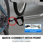 TAG-ALONG Pet & Cargo Jogger Bike Trailer, Pull Behind Bicycle Trailer Carrier Stroller, Grey - Image 7