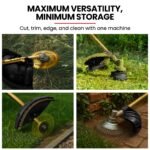 Baumr-AG 65CC Brushcutter Whipper Snipper Trimmer Brush Cutter Multi Pole Tool - Image 6