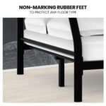 Kingston Slumber Metal Single over Double Bunk Bed Frame, Dark Matte Grey - Image 5