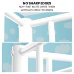 KINGSTON SLUMBER Single over Double Metal Bunk Bed Frame, Matte White - Image 4