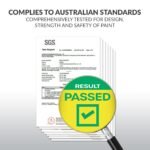 Gaming Loft Bed with Desk and Storage Cabinet, Steel Metal Frame, Space Saving Design, for Single Mattress, Matte Dark Grey - Image 7