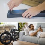 VALK Shuttle 5 Electric Folding Bike, Gen II, 20" Tyres, Shimano 7-Speed, Dark Grey - Image 11