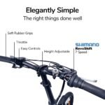 VALK Shuttle 5 Electric Folding Bike, Gen II, 20" Tyres, Shimano 7-Speed, White - Image 3