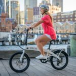 VALK Shuttle 5 Electric Folding Bike, Gen II, 20" Tyres, Shimano 7-Speed, White - Image 6