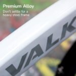 VALK Shuttle 5 Electric Folding Bike, Gen II, 20" Tyres, Shimano 7-Speed, White - Image 8