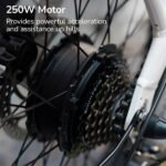 VALK Shuttle 5 Electric Folding Bike, Gen II, 20" Tyres, Shimano 7-Speed, White - Image 9