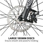 2023 Valk MX7 Electric Bike Medium frame Mountain ebike, Black and Blue - Image 5