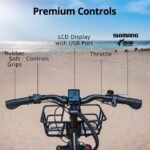 VALK Electric Fat Tyre Tricycle, 500W, Throttle, Hydraulic Disc Brakes, Alloy Frame, Suspension, Black - Image 4