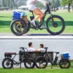 VALK Electric Fat Tyre Tricycle, 500W, Throttle, Hydraulic Disc Brakes, Alloy Frame, Suspension, Black - Image 11