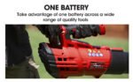 Baumr-AG 20V Lithium Cordless Leaf Blower Electric Hand-held Garden Tool - Image 7