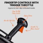 MTM 30CC Backpack Petrol Leaf Blower 2 Stroke Commercial Garden Yard Outdoor - Image 4