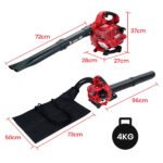 BAUMR-AG Cordless Leaf Blower Vacuum Petrol Hand Garden Lawn Held Vac 2-Stroke - Image 6