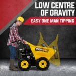 Baumr-AG Power Wheelbarrow Motorized Mini Petrol Powered Wheel Barrow Self Dump - Image 7