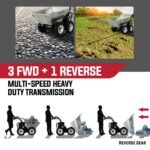 BAUMR-AG Mini Dumper Power Wheel Barrow Tracked Motorised Petrol Powered Wheelbarrow - Image 8