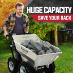 BAUMR-AG Mini Dumper Power Wheel Barrow Tracked Motorised Petrol Powered Wheelbarrow - Image 2