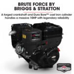 BAUMR-AG 10HP Wheelbarrow Dumper Motorised Ride On Wheel Borrow, 306CC Petrol Engine 500kg Capacity - Image 3