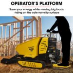 BAUMR-AG 10HP Wheelbarrow Dumper Motorised Ride On Wheel Borrow, 306CC Petrol Engine 500kg Capacity - Image 7